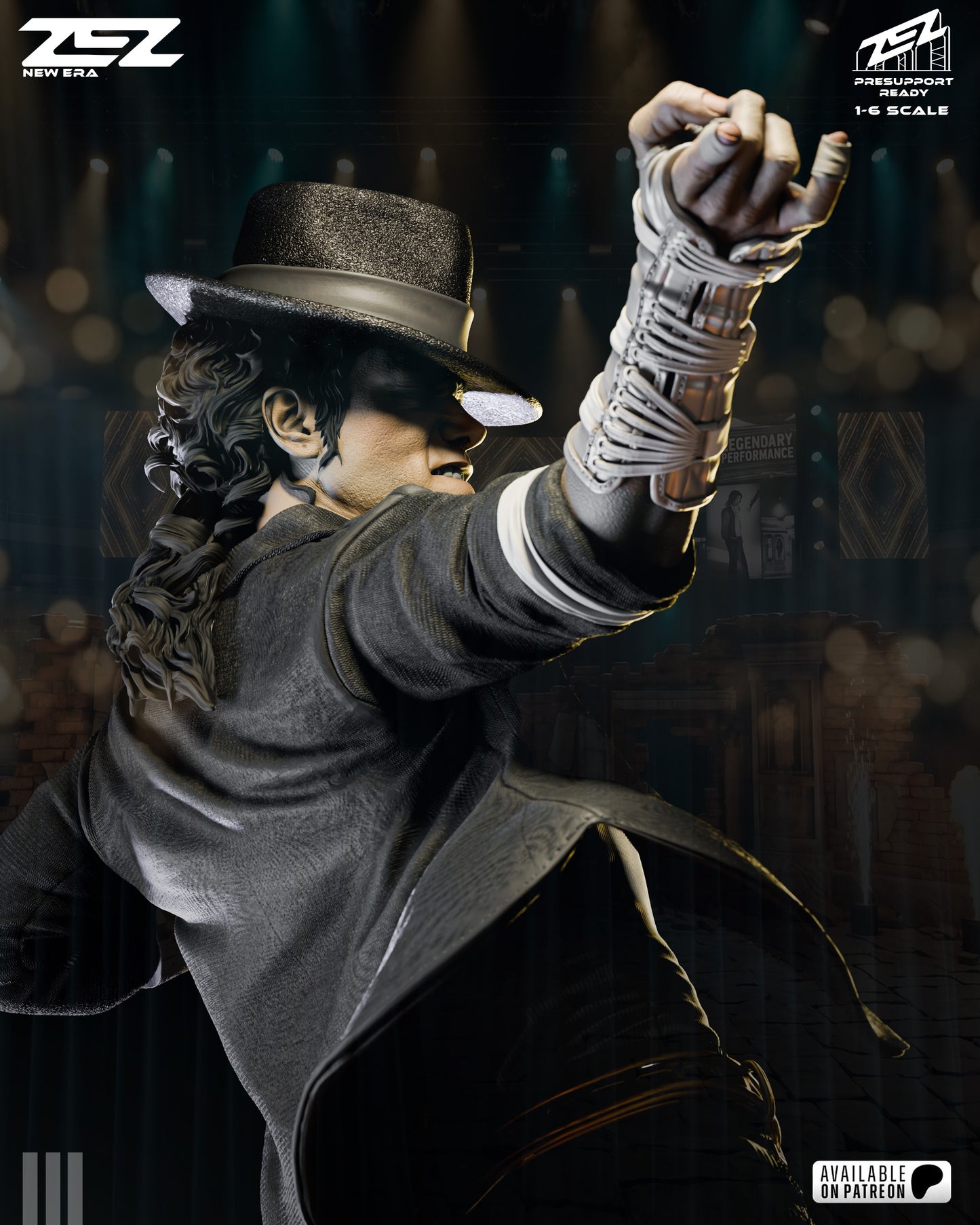 Michael Jackson Statue 3D-Printed Kit