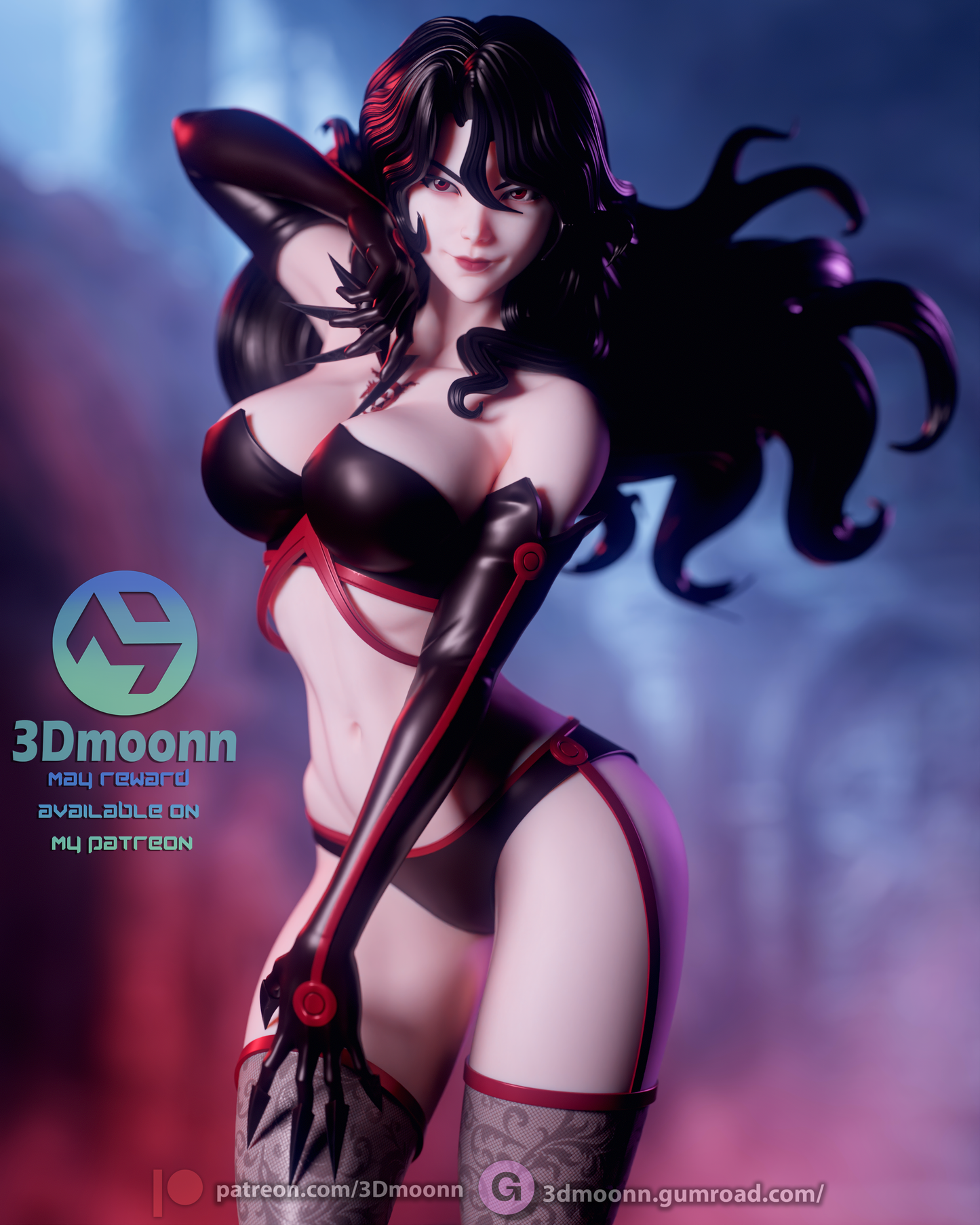 Lust (FMA) Statue 3D-Printed Kit