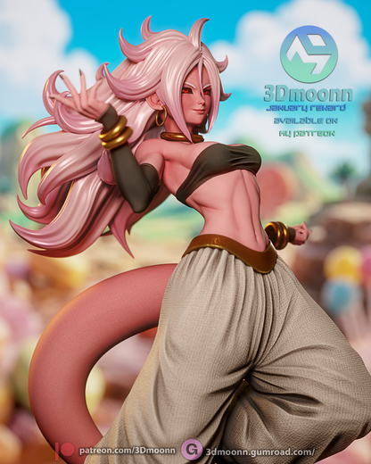 Android 21 Statue 3D-Printed Kit