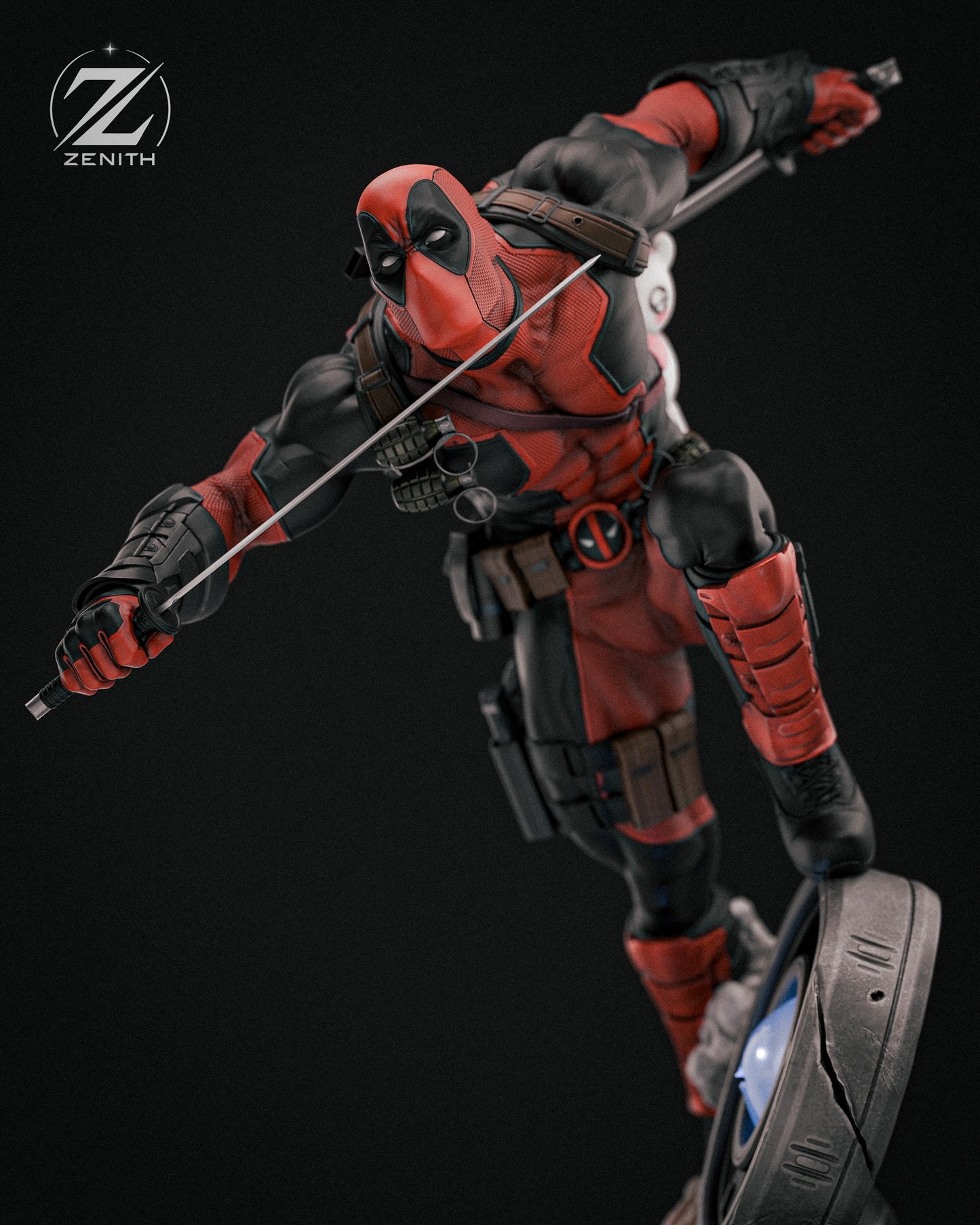 Deadpool Statue 3D-Printed Kit
