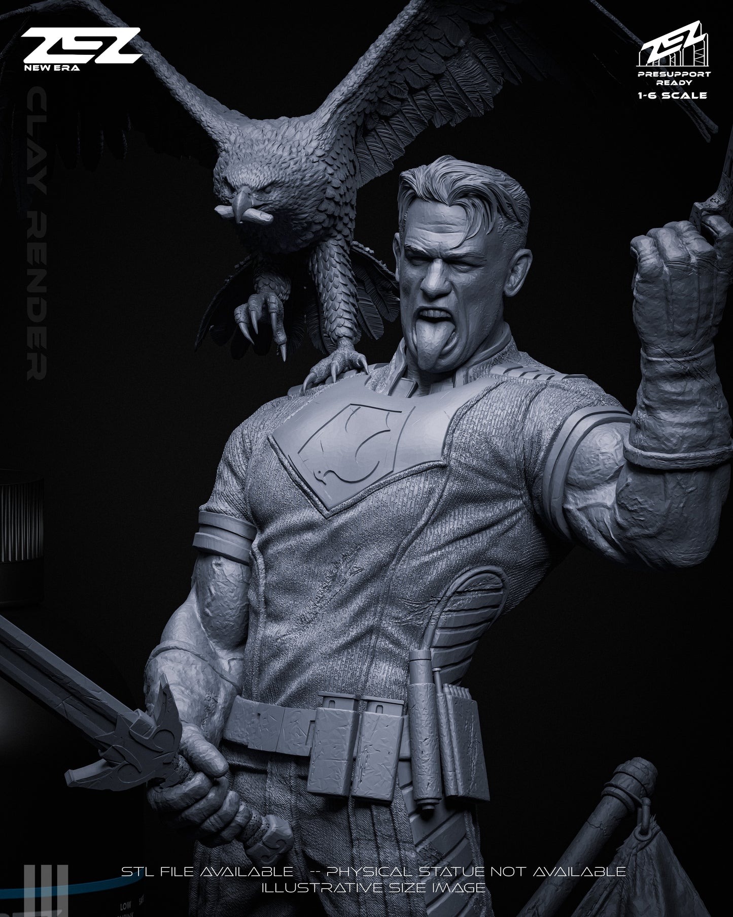 Peacemaker Statue 3D-Printed Kit