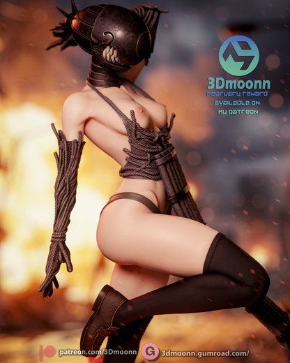 Reze Statue 3D-Printed Kit