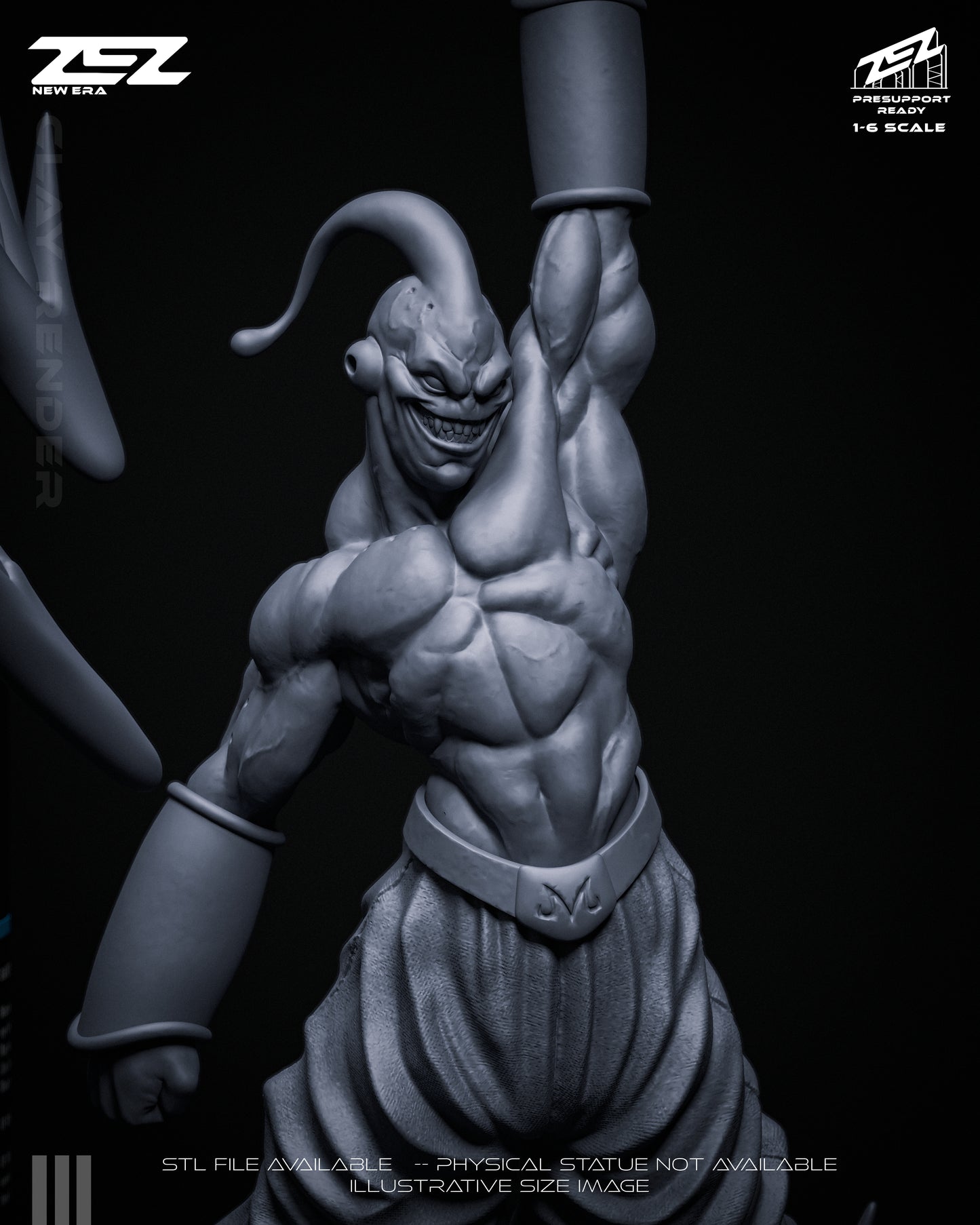 Majin Boo Statue 3D-Printed Kit
