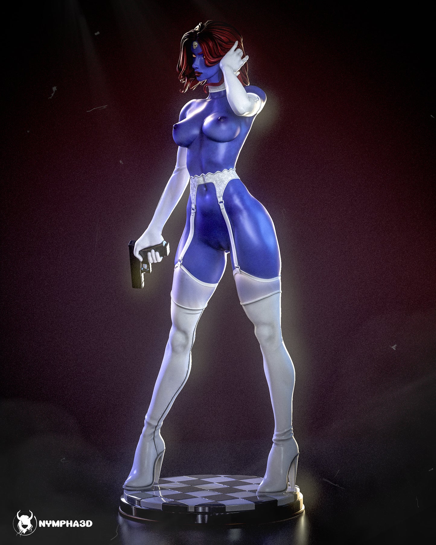 Mystique Statue 3D-Printed Kit