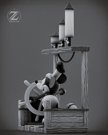 Mickey Statue 3D-Printed Kit