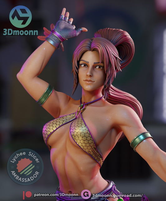 Christie Monteiro - Tekken Statue