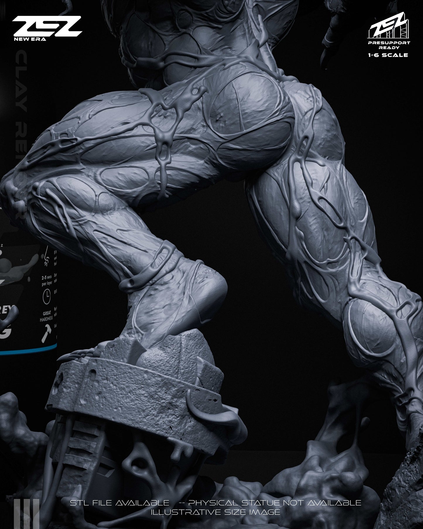Venom Statue 3D-Printed Kit