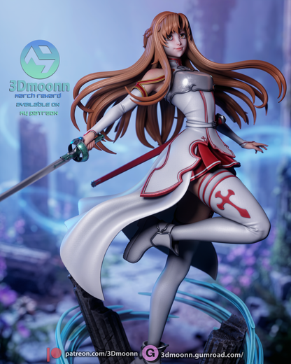Asuna Statue 3D-Printed Kit