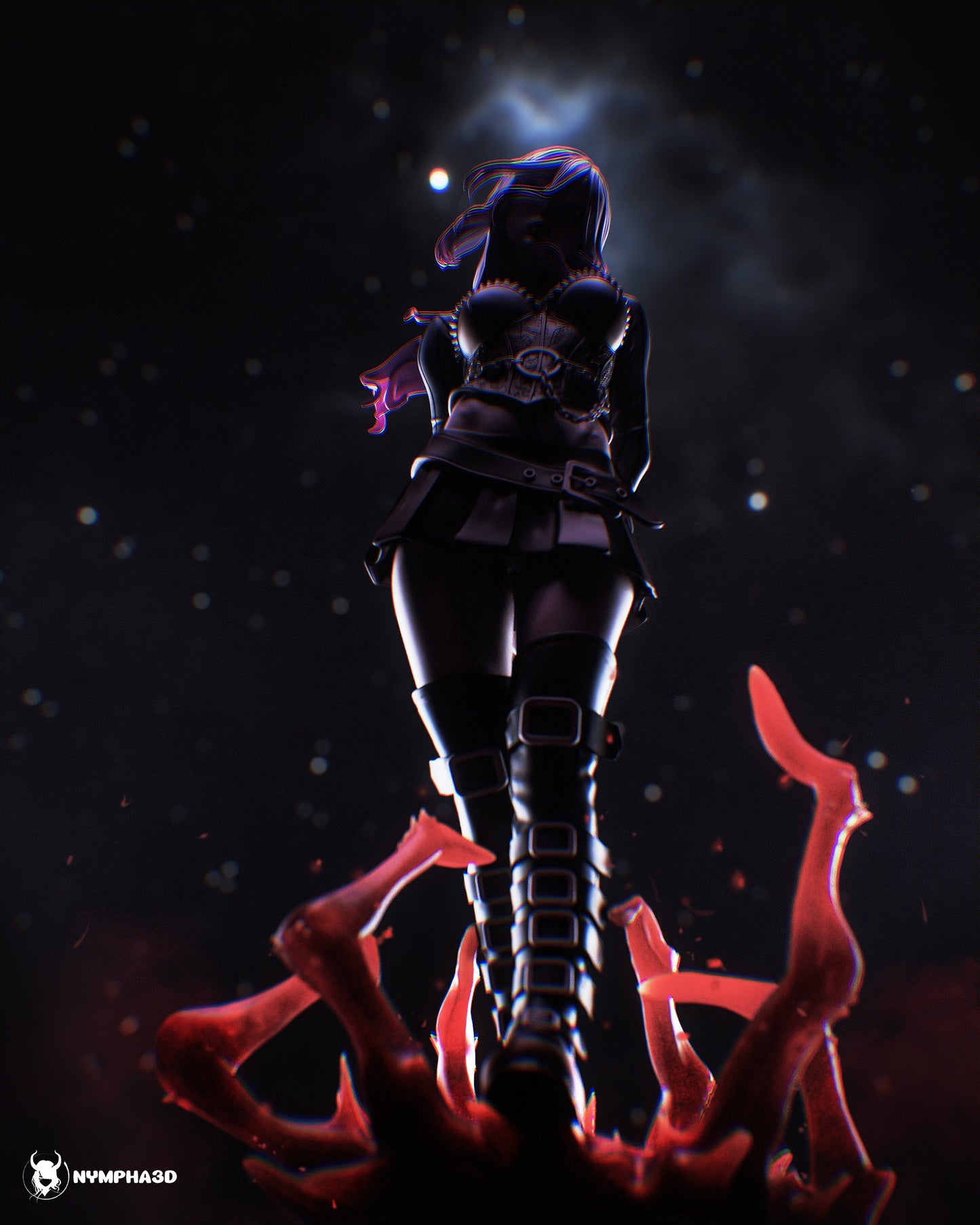 Sable Ward Statue 3D-Printed Kit