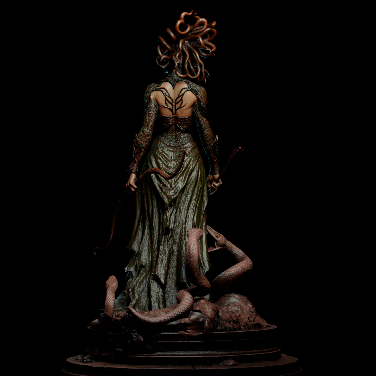 Medusa Statue 3D-Printed Kit