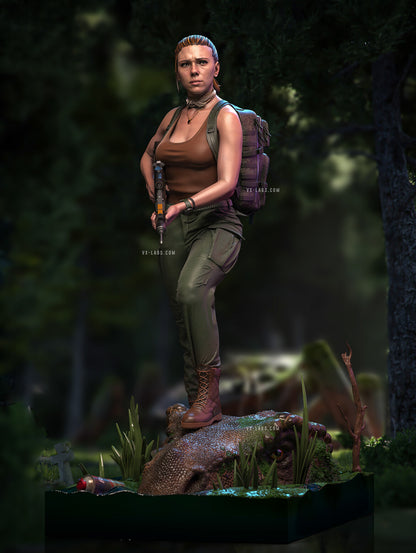 Zora Bennett Jurassic World Rebirth Statue
