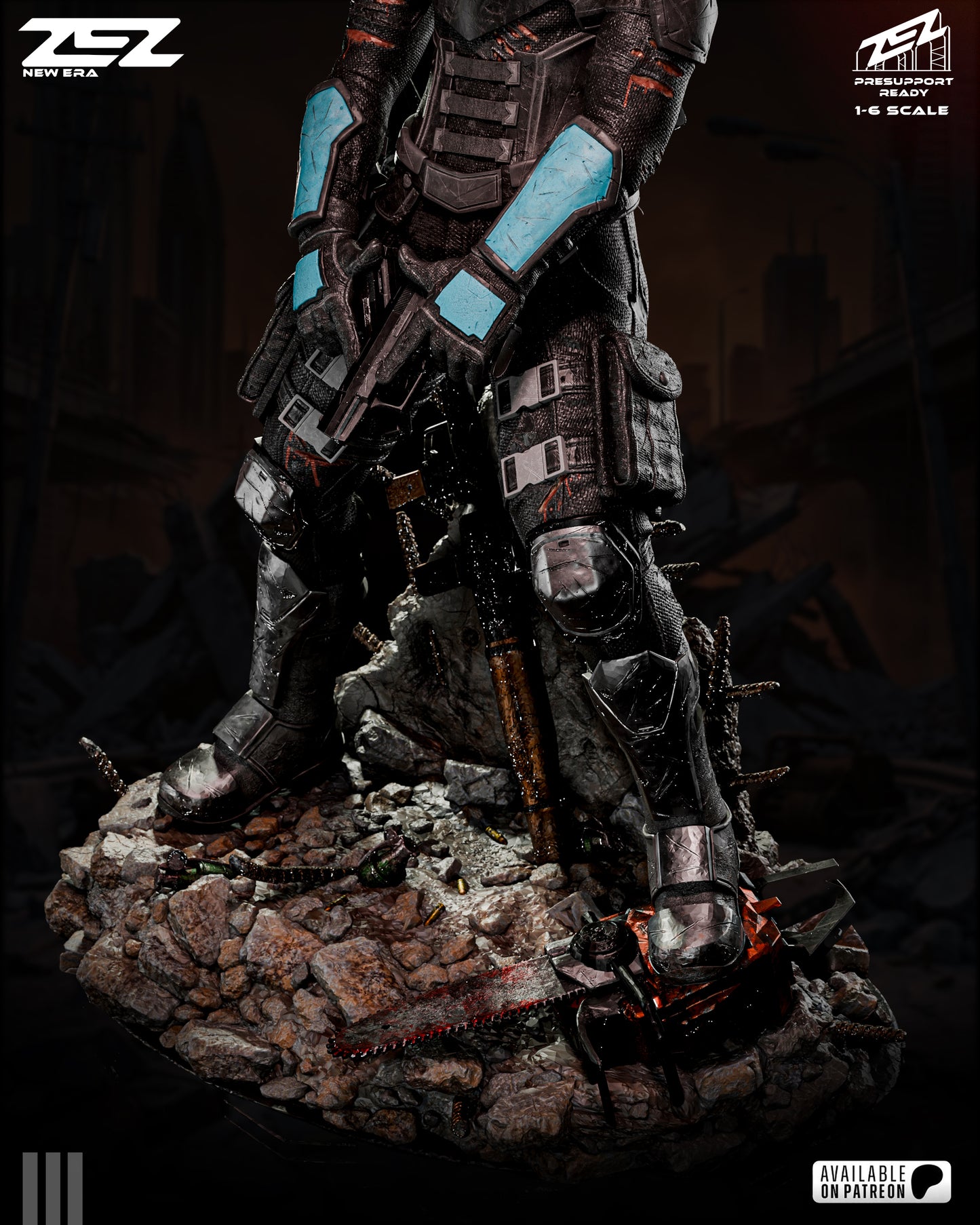 Vigilante Statue 3D-Printed Kit