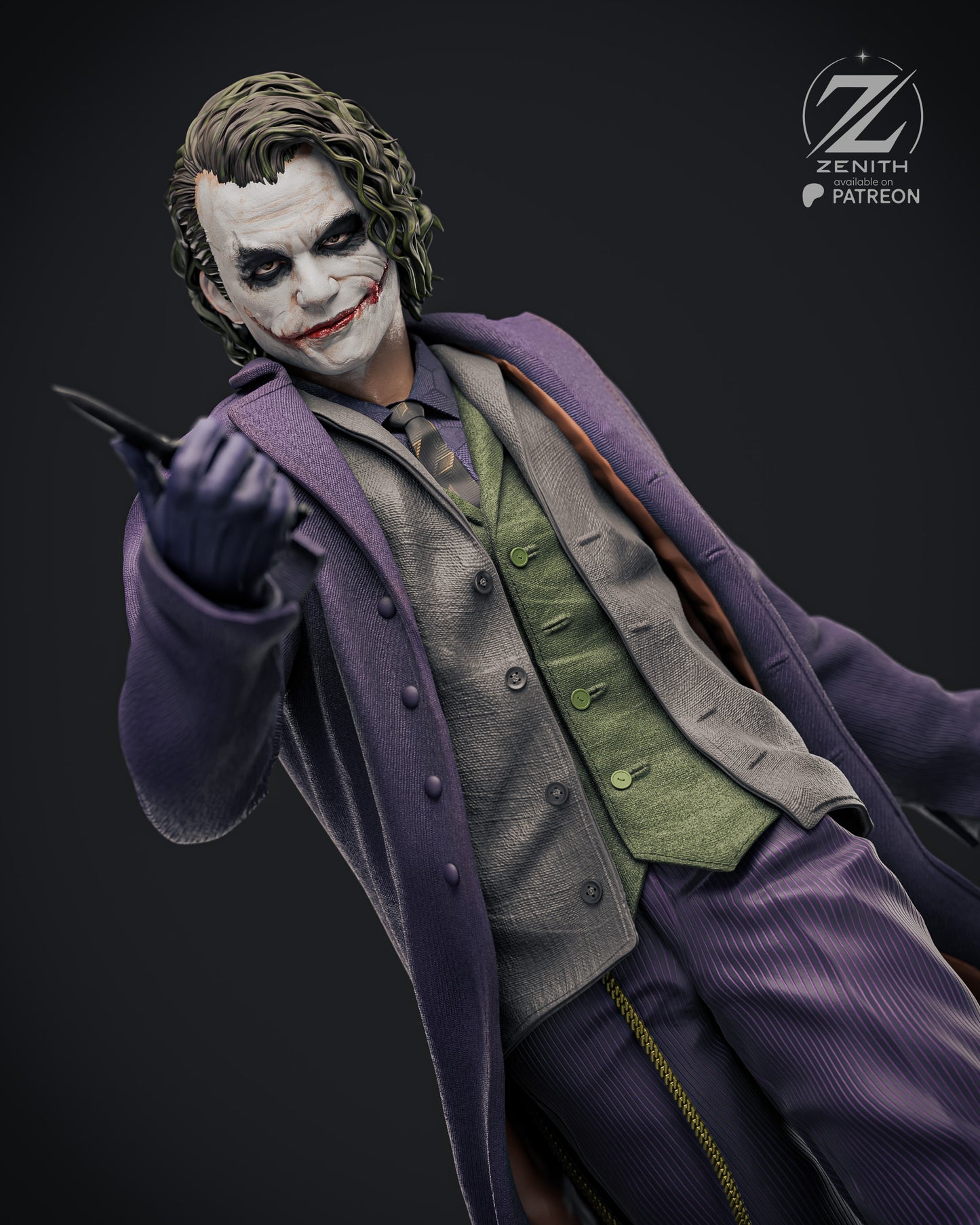 Joker Statue 3D-Printed Kit