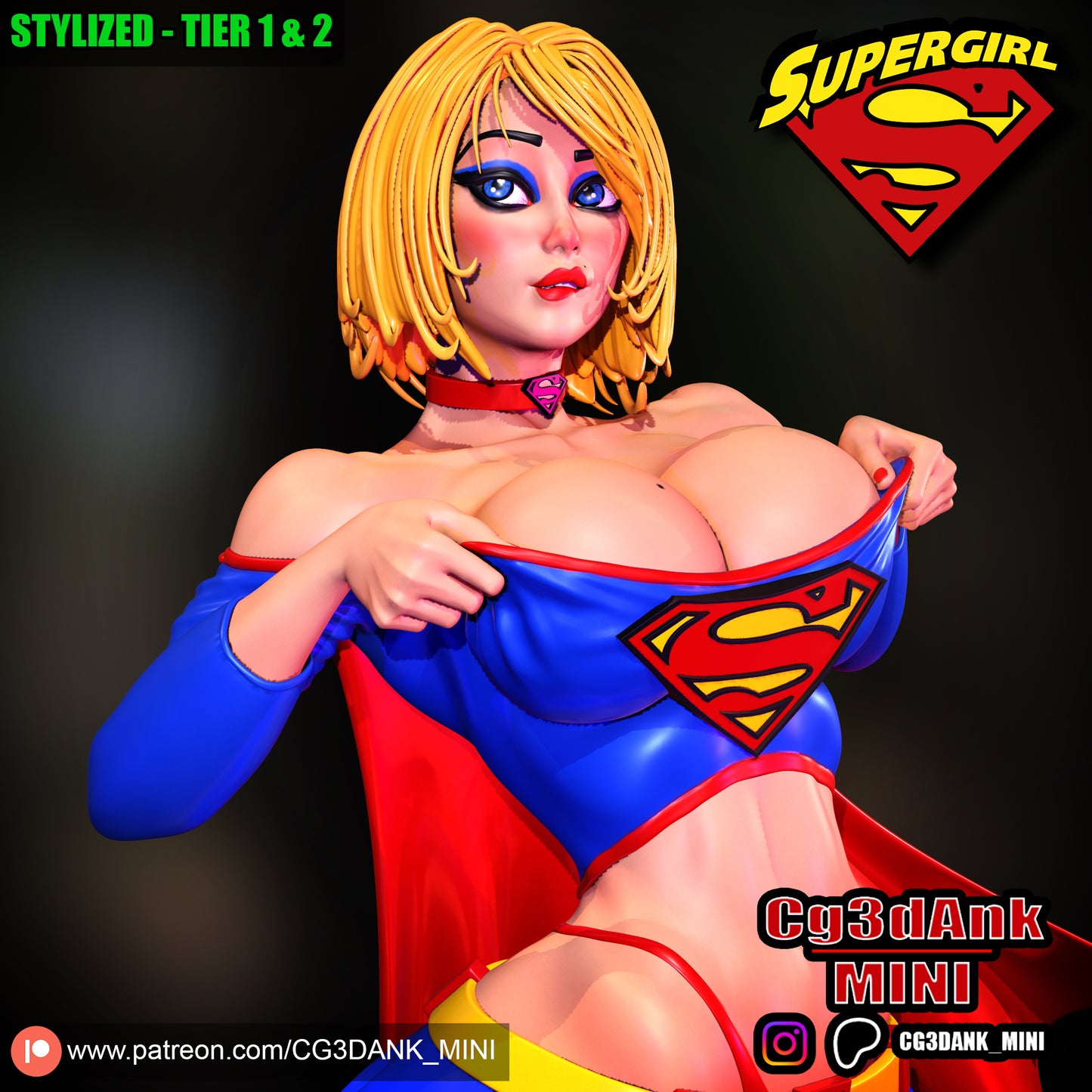 Supergirl Statue