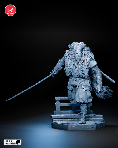 Great Shinobi Owl Statue 3D-Printed Kit