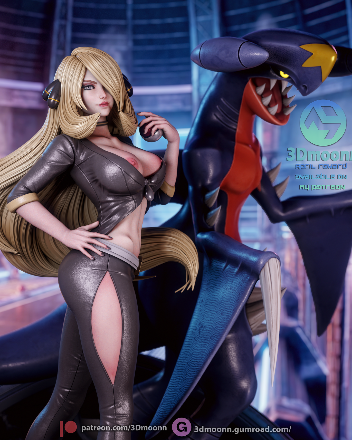 Cynthia Statue 3D-Printed Kit