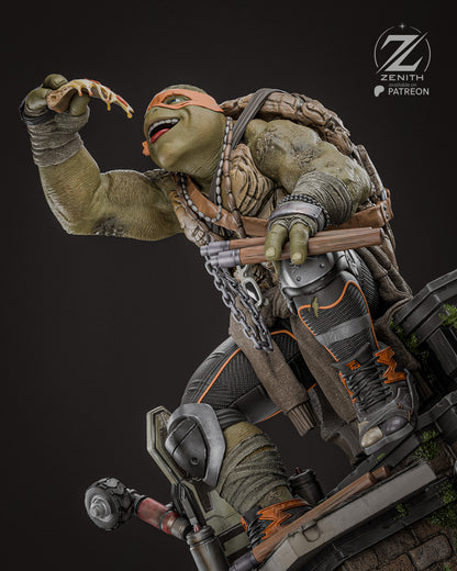 Michelangelo TMNT Statue 3D-Printed Kit