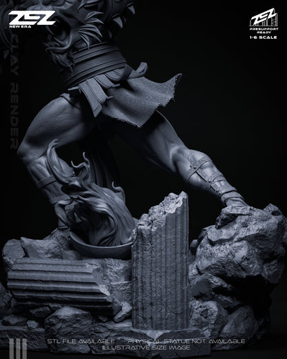 Hercules Statue 3D-Printed Kit