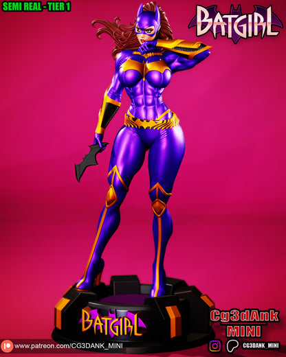 Batgirl Statue 3D-Printed Kit