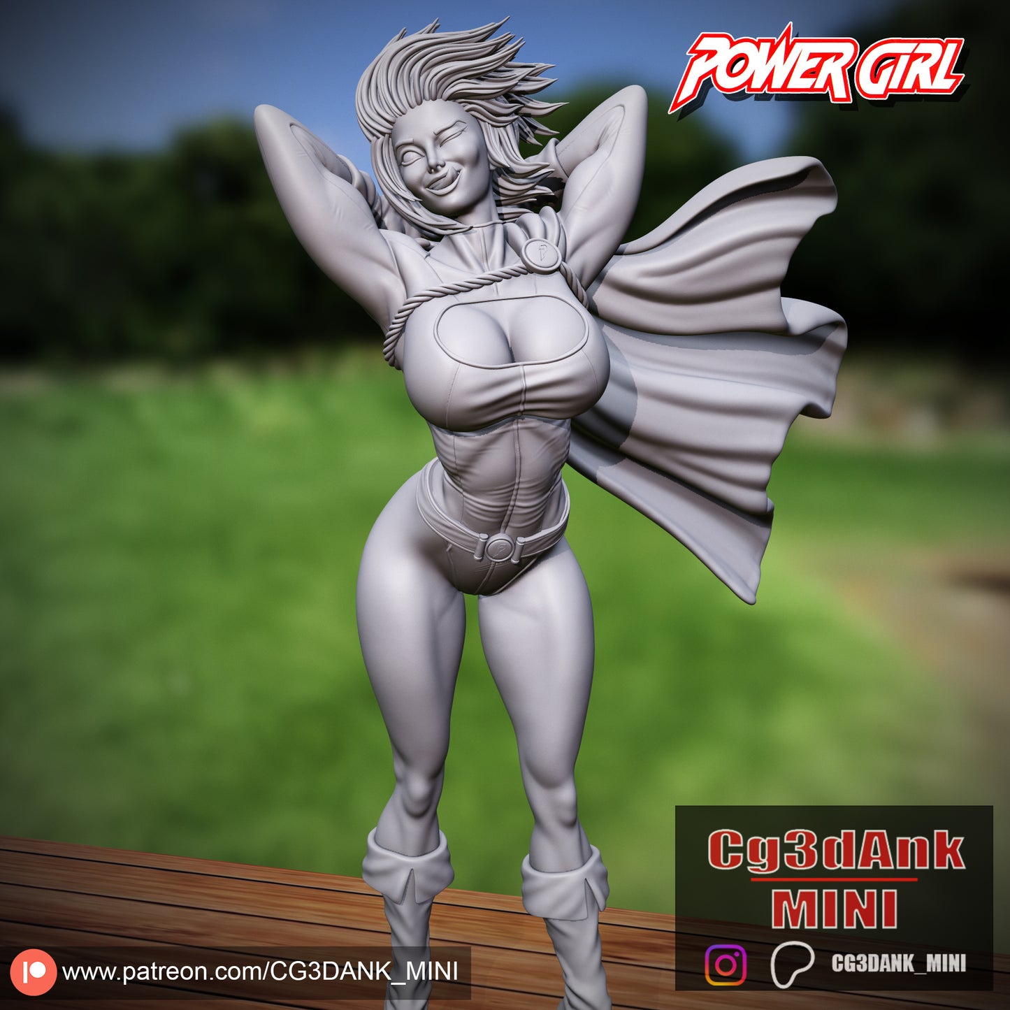 Power Girl Statue