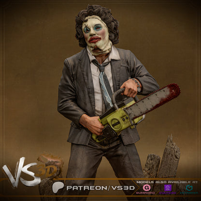 Leatherface Statue 3D-Printed Kit