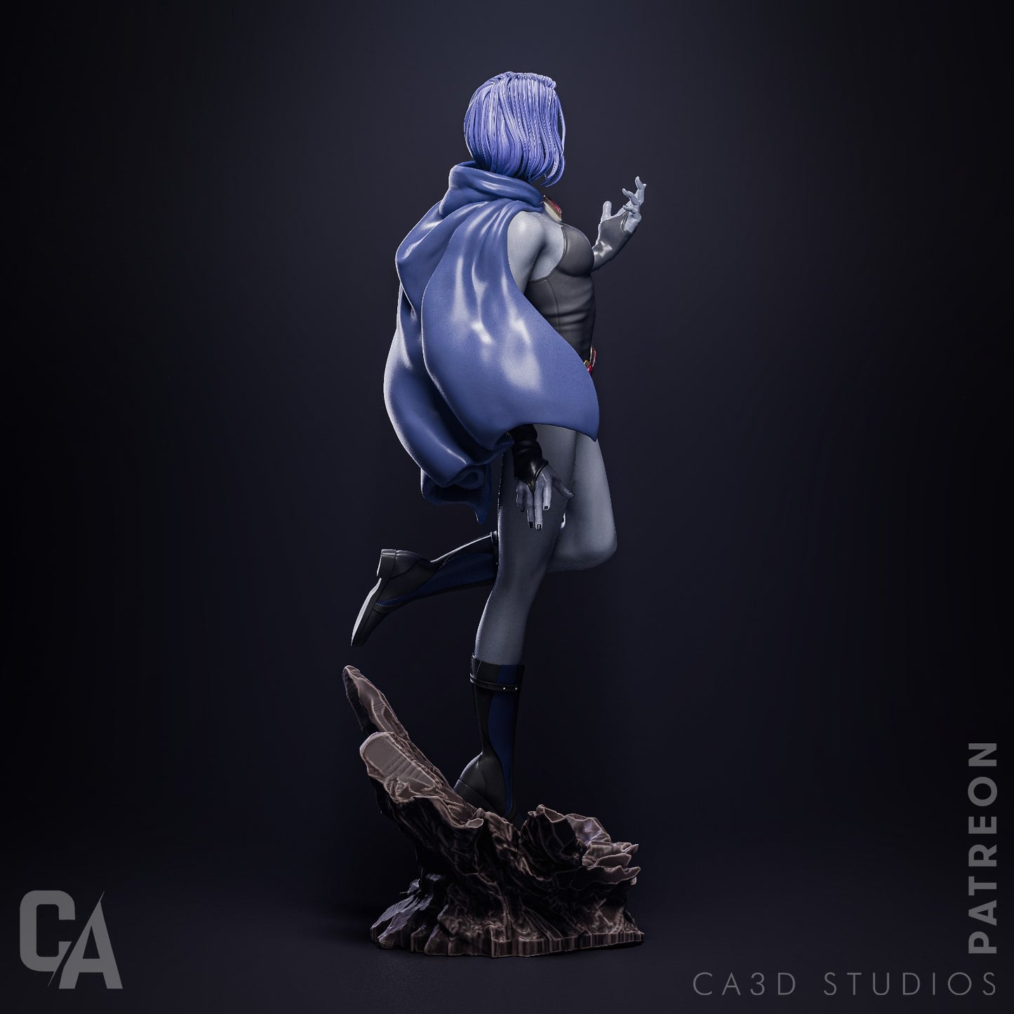 Raven Statue