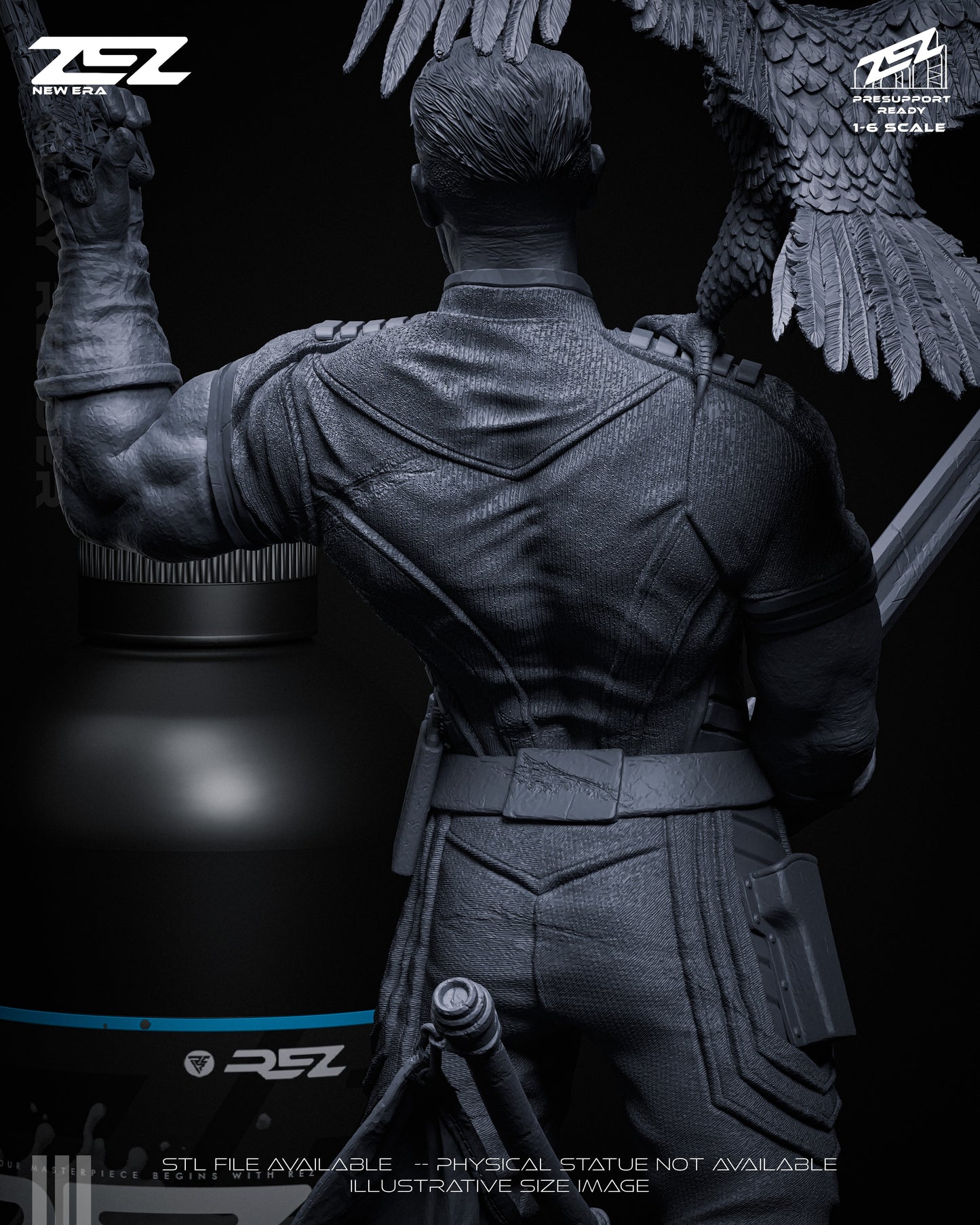 Peacemaker Statue 3D-Printed Kit