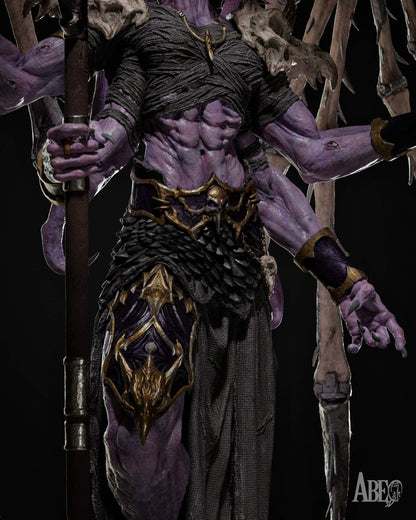 Ninefold Sorcerer Statue 3D-Printed Kit