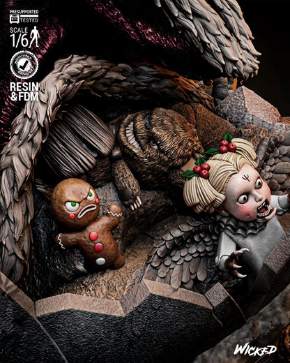 Krampus Statue 3D-Printed Kit