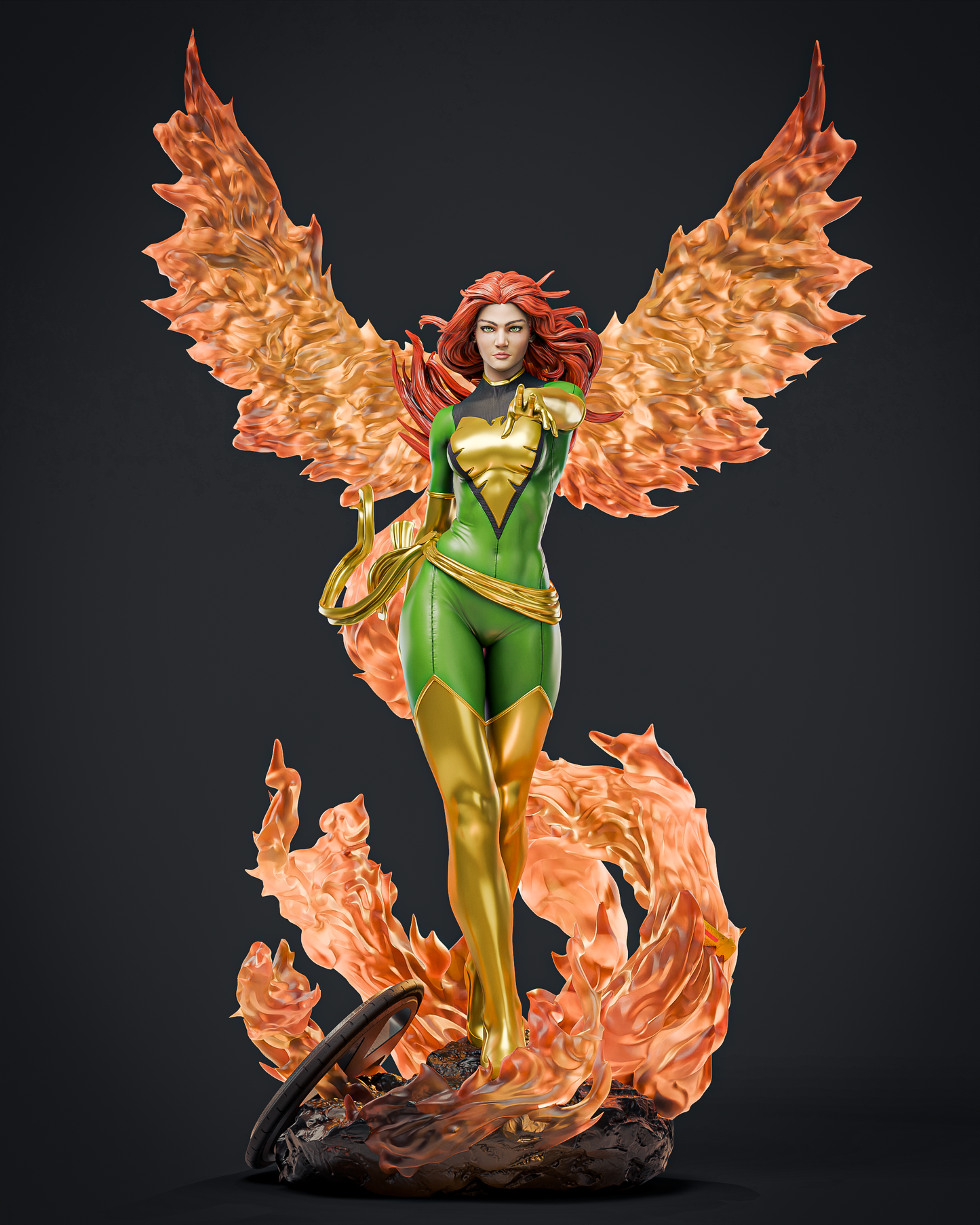 Jean Grey - Phoenix Statue