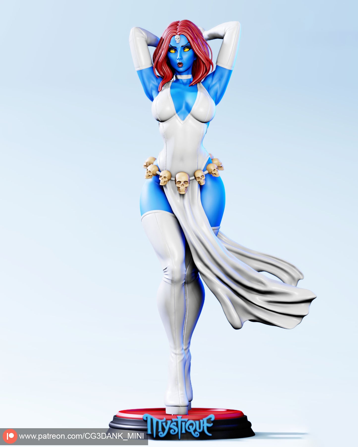 Mystique Statue 3D-Printed Kit