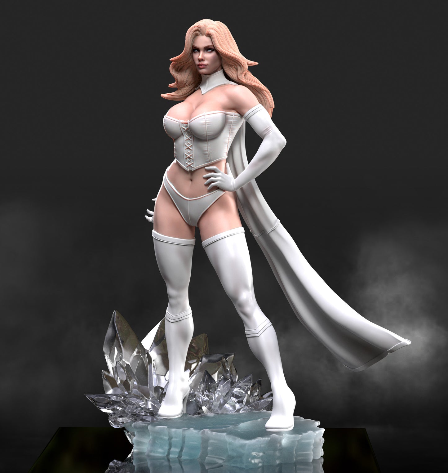 Emma Frost Matc3D Statue