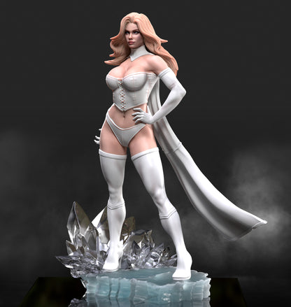Emma Frost Matc3D Statue