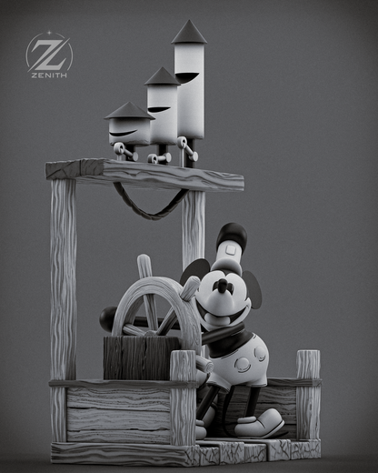 Mickey Statue 3D-Printed Kit