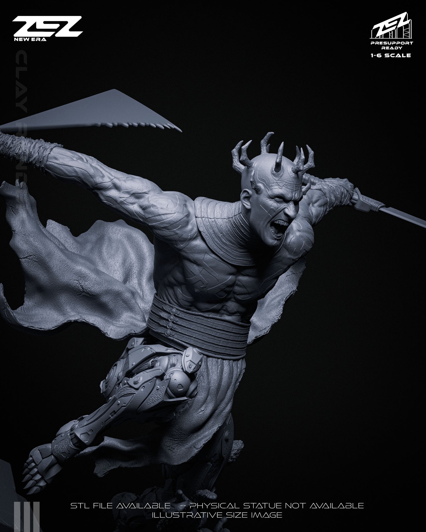 Darth Maul Statue 3D-Printed Kit