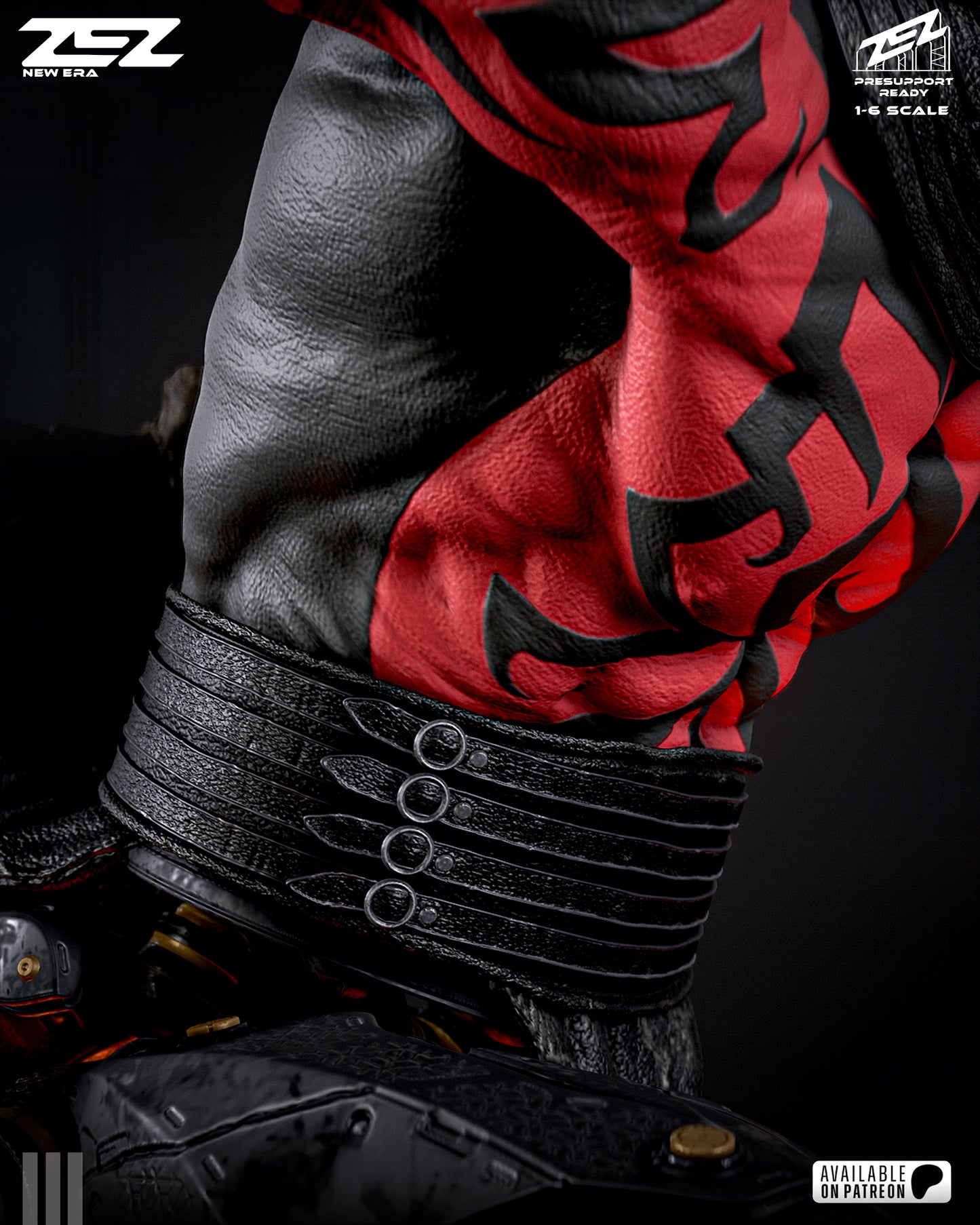 Darth Maul Statue 3D-Printed Kit