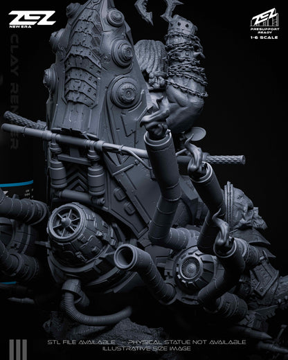 Lobo (Throne) Statue 3D-Printed Kit