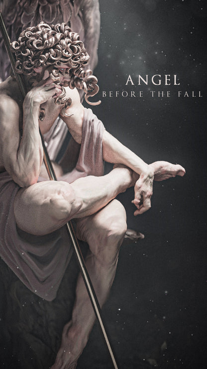 Fallen Angel Statue 3D-Printed Kit