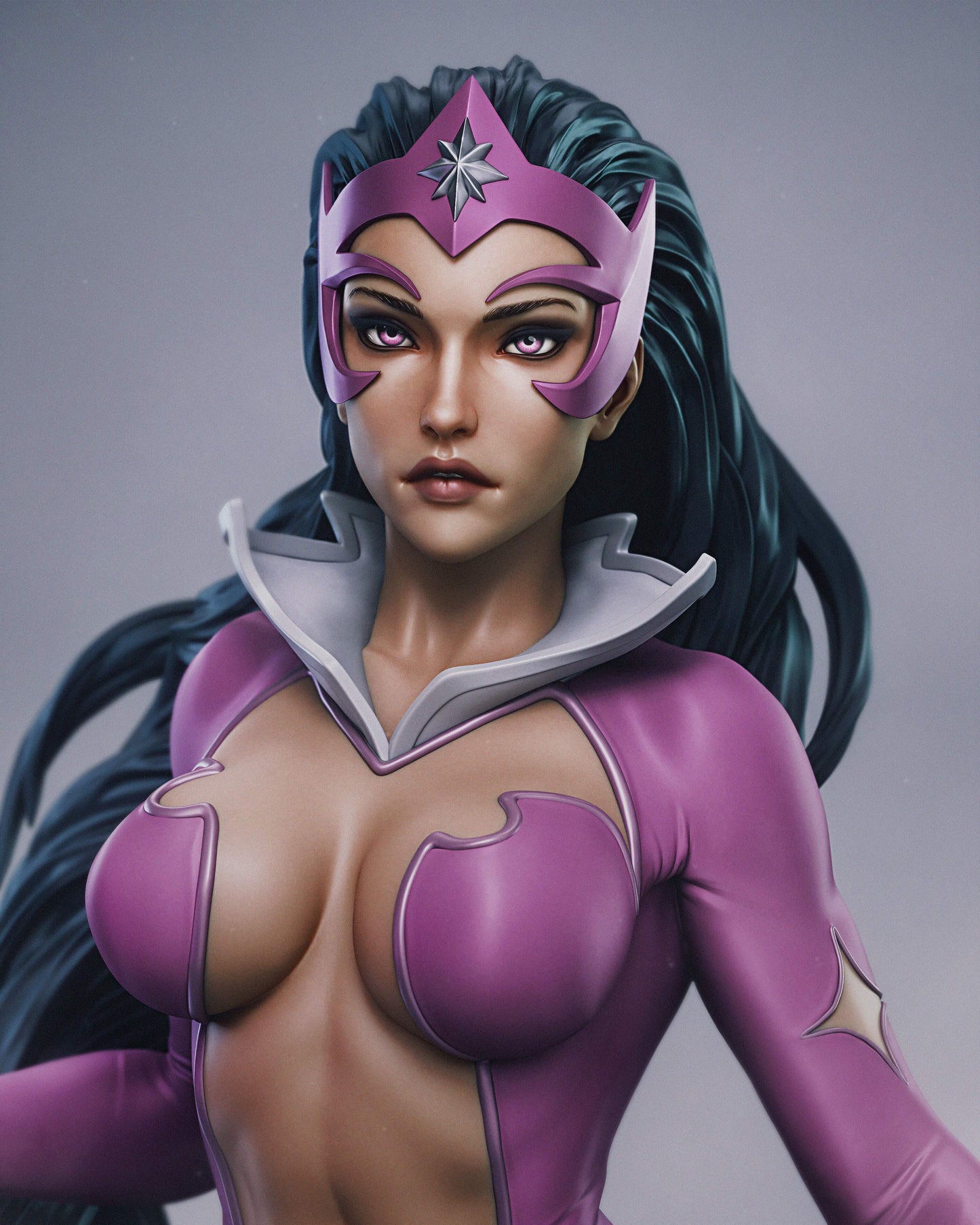 Star Sapphire Statue 3D-Printed Kit
