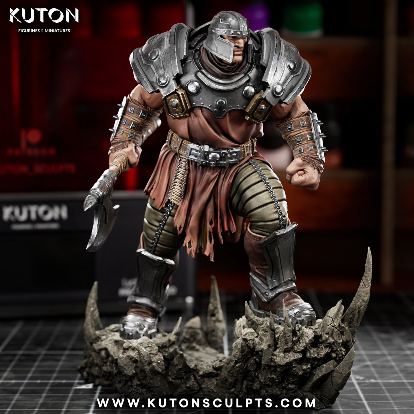 Ram Man Statue 3D-Printed Kit