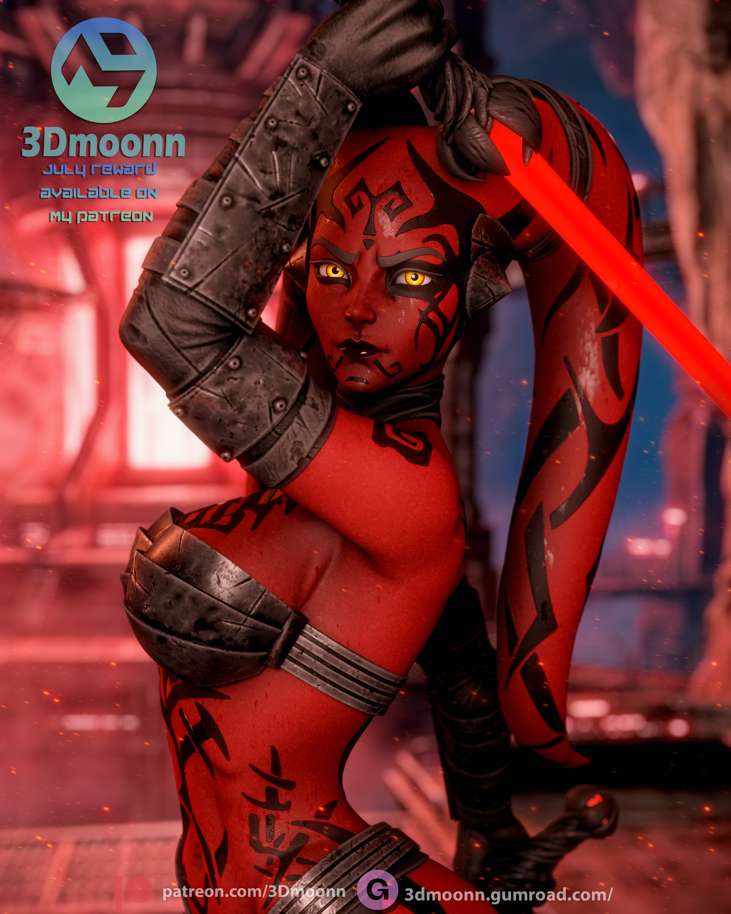 Darth Talon 3D-Printed Kit