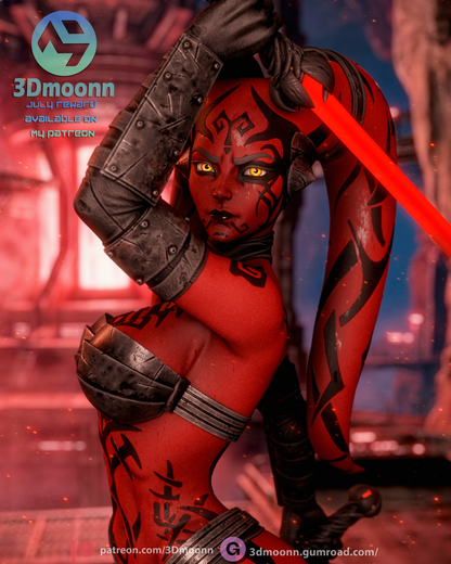 Darth Talon 3D-Printed Kit