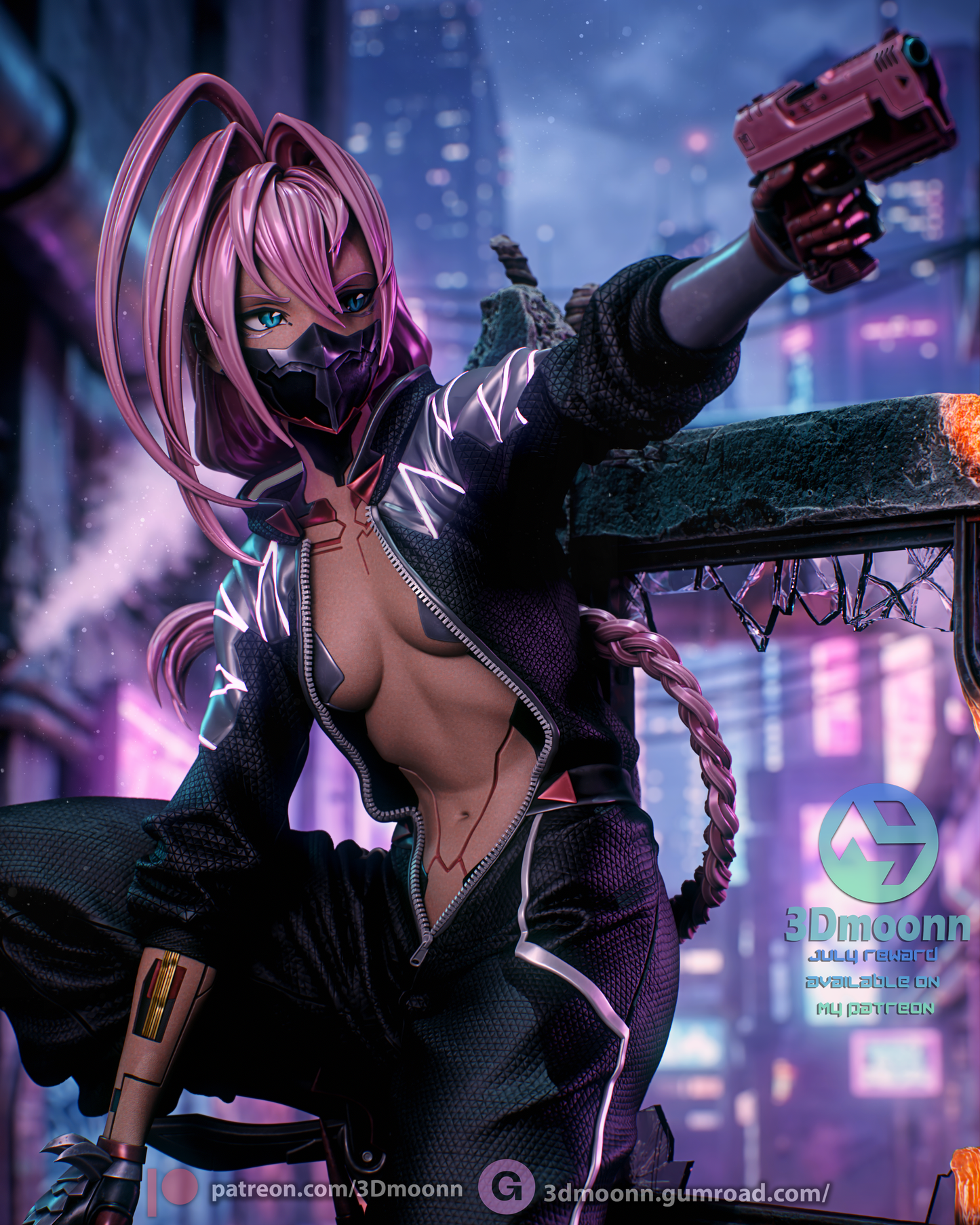 Talia Yang Statue 3D-Printed Kit