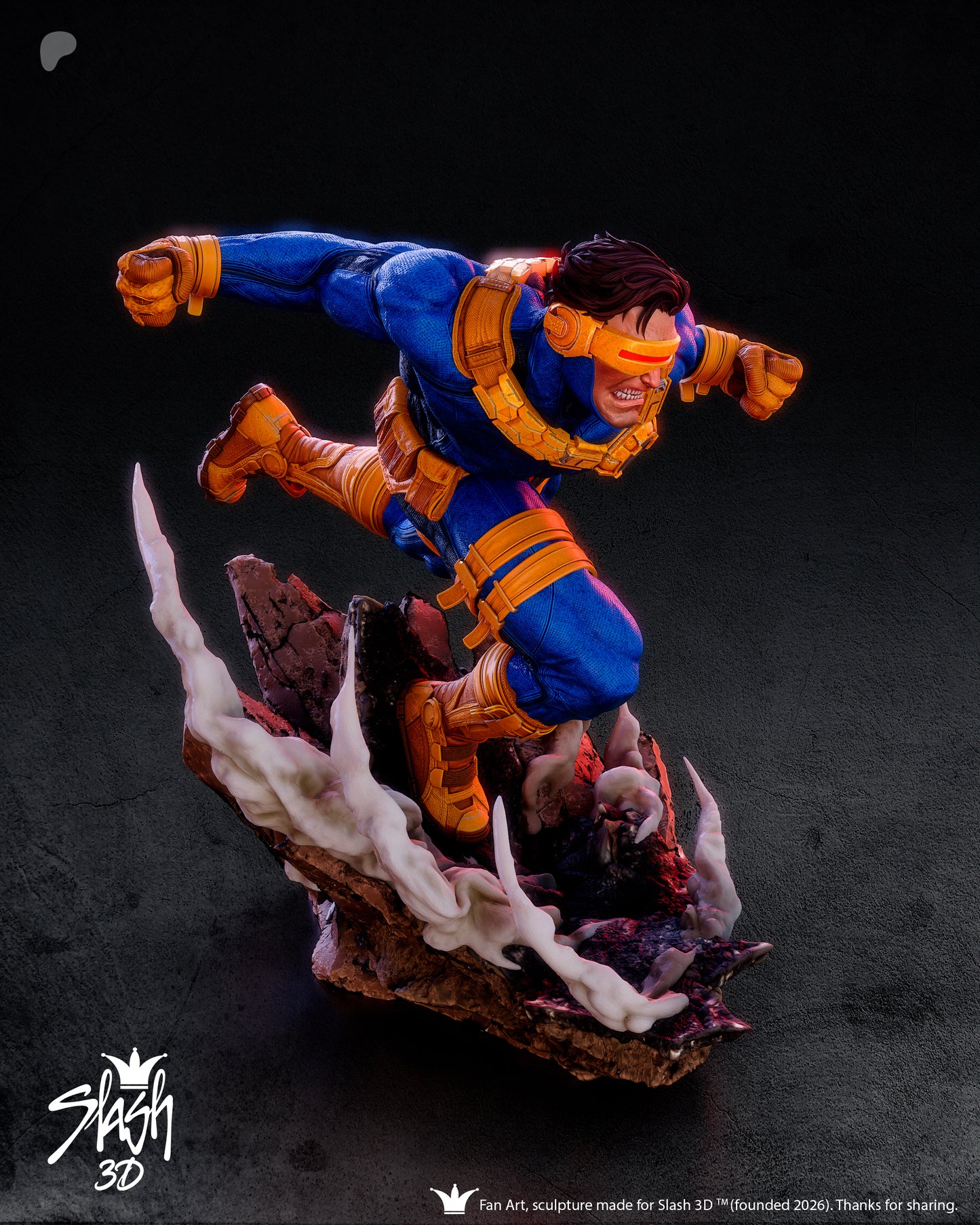 Cyclops Statue 3D-Printed Kit