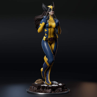 Laura Kinney Wolverine Statue 3D-Printed Kit