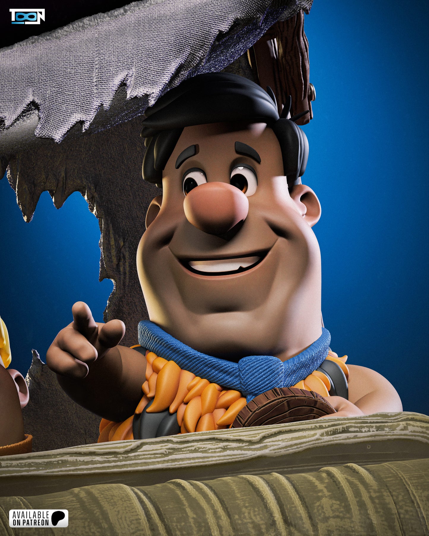 The Flinstones Statue