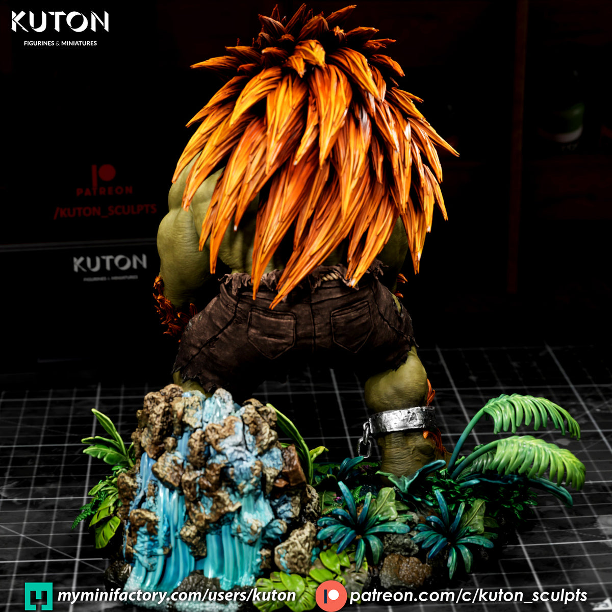 Blanka Statue 3D-Printed Kit