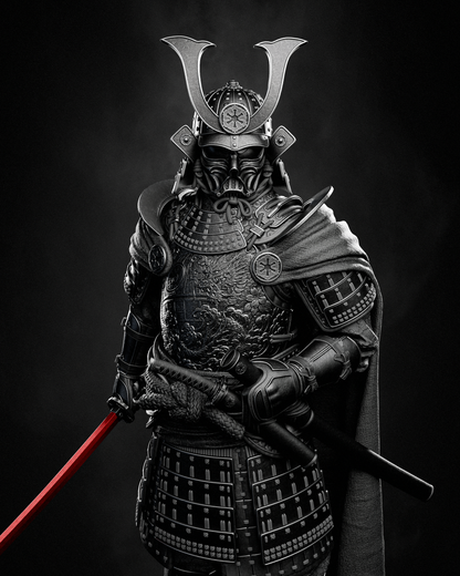 Darth Vader Samurai Statue 3D-Printed Kit