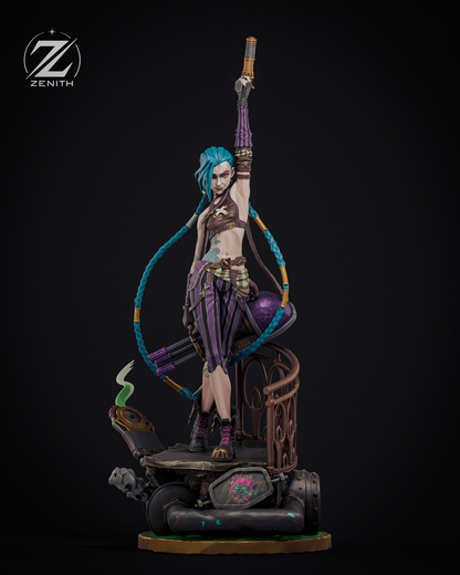 Jinx Statue 3D-Printed Kit