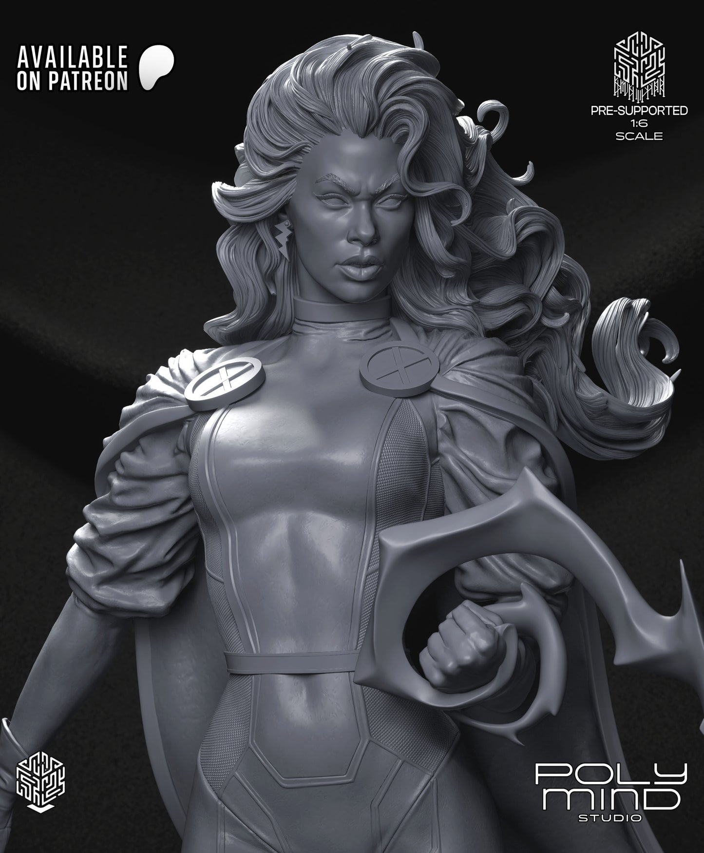 Storm Statue 3D-Printed Kit